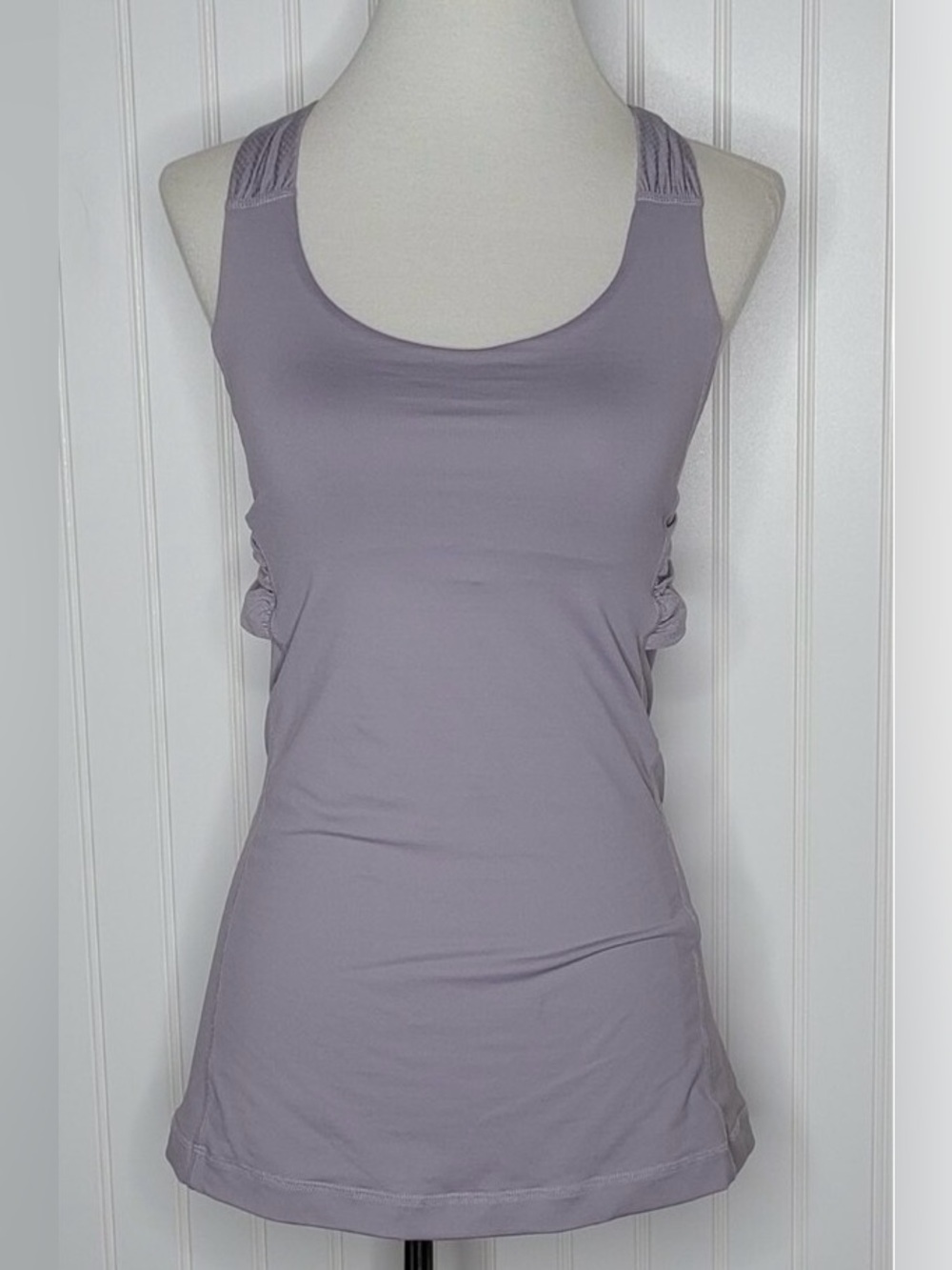 Lululemon Twist Back Tank Top - Purple/Grey - Picture 2 of 8